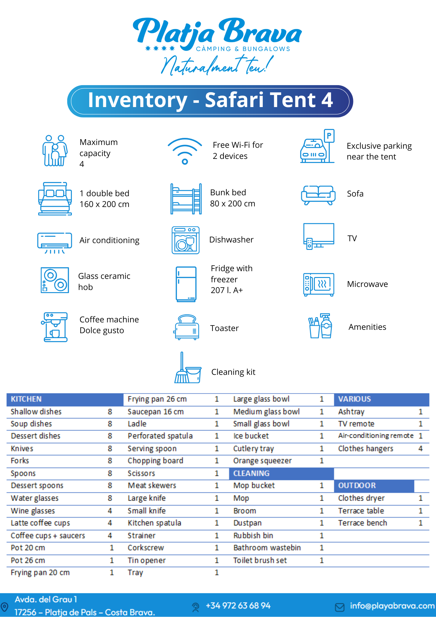 Inventory glamping safari tent 4
