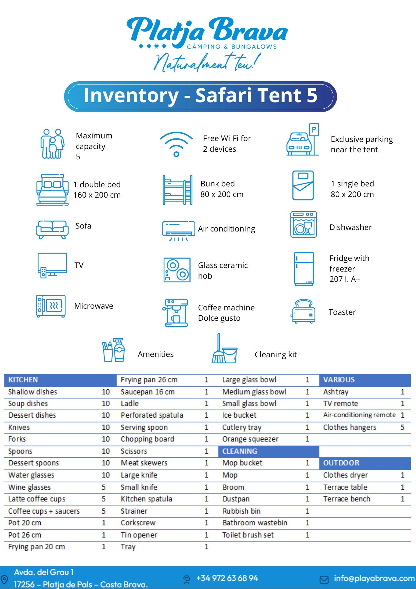 Inventory glamping safari tent 5